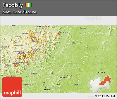 Physical 3D Map of Facobly