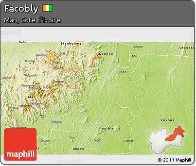 Physical 3D Map of Facobly
