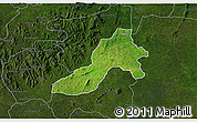 Satellite 3D Map of Facobly, darken