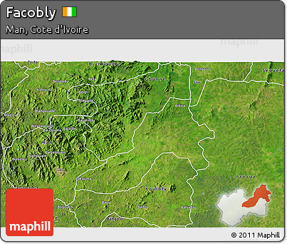 Satellite 3D Map of Facobly