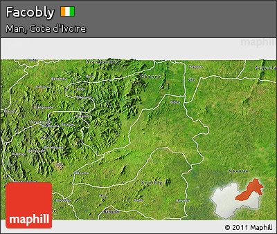 Satellite 3D Map of Facobly