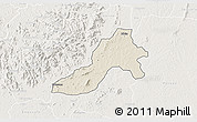 Shaded Relief 3D Map of Facobly, lighten