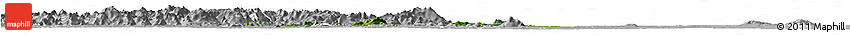 Satellite Horizon Map of Facobly, lighten, desaturated