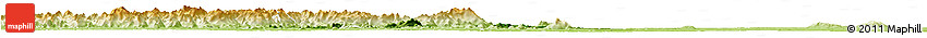 Satellite Horizon Map of Facobly, physical outside