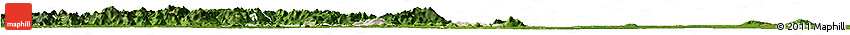 Shaded Relief Horizon Map of Facobly, satellite outside