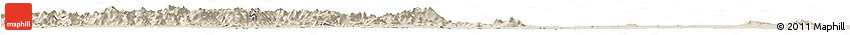 Shaded Relief Horizon Map of Facobly