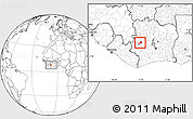Blank Location Map of Facobly, highlighted parent region