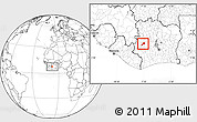 Blank Location Map of Facobly