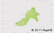 Physical Map of Facobly, cropped outside