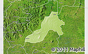 Physical Map of Facobly, satellite outside