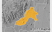 Political Map of Facobly, desaturated
