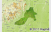 Satellite Map of Facobly, physical outside