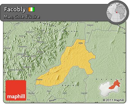 Savanna Style Map of Facobly