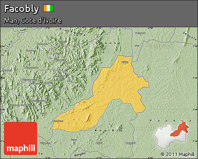 Savanna Style Map of Facobly
