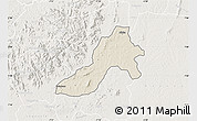 Shaded Relief Map of Facobly, lighten