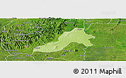 Physical Panoramic Map of Facobly, satellite outside