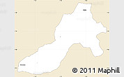 Classic Style Simple Map of Facobly, single color outside