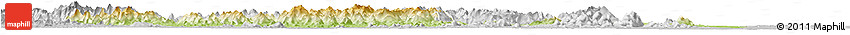 Physical Horizon Map of Man, lighten, desaturated