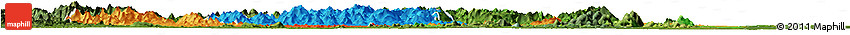 Political Horizon Map of Man, satellite outside