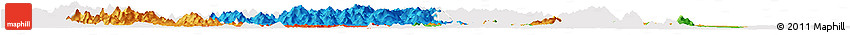 Political Horizon Map of Man, single color outside