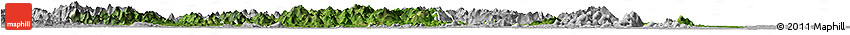 Satellite Horizon Map of Man, lighten, desaturated