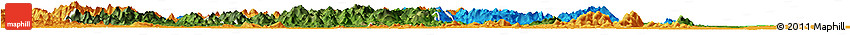 Satellite Horizon Map of Man, political outside