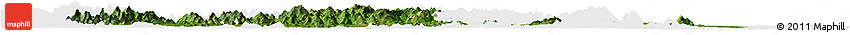 Satellite Horizon Map of Man, single color outside
