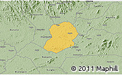 Savanna Style 3D Map of Logouale