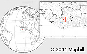 Blank Location Map of Logouale