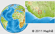 Physical Location Map of Logouale