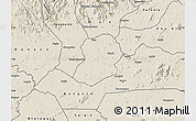 Shaded Relief Map of Logouale
