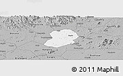Gray Panoramic Map of Logouale