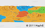 Political Panoramic Map of Logouale