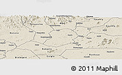 Shaded Relief Panoramic Map of Logouale