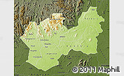 Physical Map of Man, darken