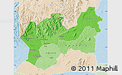 Political Shades Map of Man, lighten