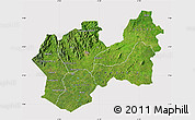 Satellite Map of Man, cropped outside