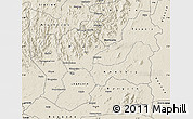 Shaded Relief Map of Man