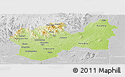 Physical Panoramic Map of Man, lighten, desaturated