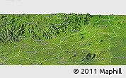 Satellite Panoramic Map of Man