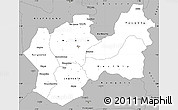 Gray Simple Map of Man