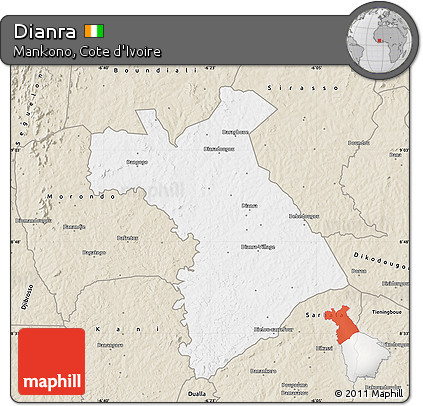 Classic Style Map of Dianra