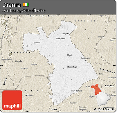 Classic Style Map of Dianra