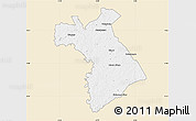 Classic Style Map of Dianra, single color outside