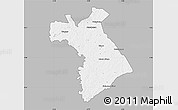 Gray Map of Dianra, single color outside