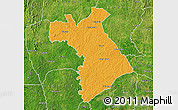 Political Map of Dianra, satellite outside