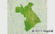 Satellite Map of Dianra, lighten