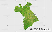 Satellite Map of Dianra, single color outside