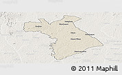 Shaded Relief Panoramic Map of Dianra, lighten