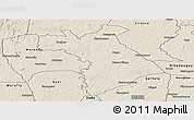 Shaded Relief Panoramic Map of Dianra